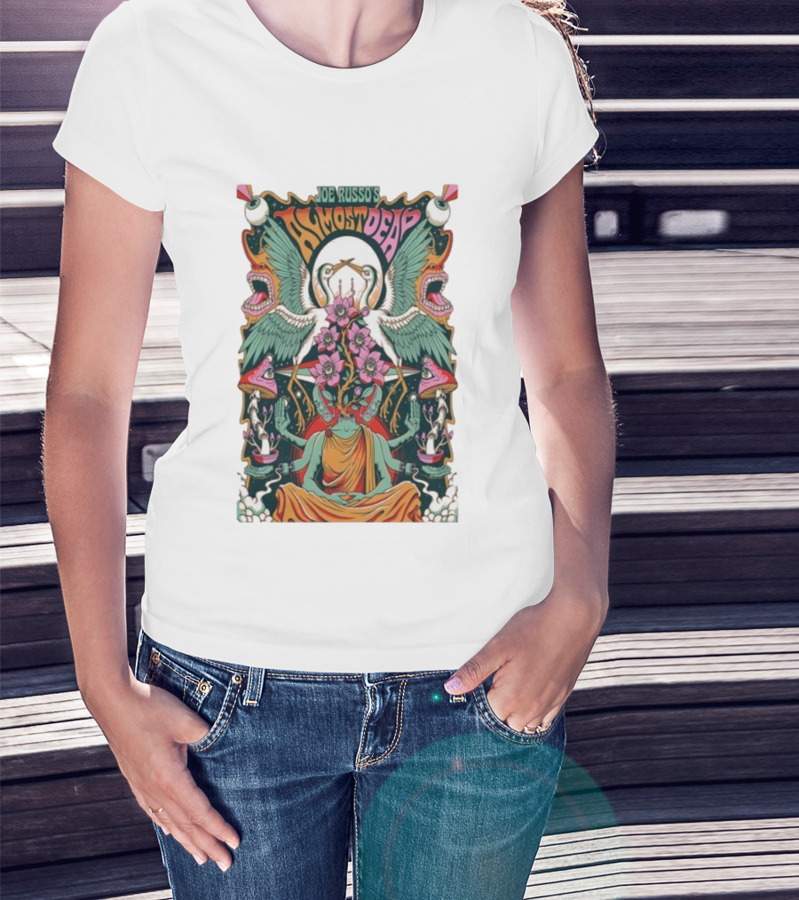 Joe Russo's Almost Dead Psychedelic Art November 13-14-15 2025 Shows T-Shirt