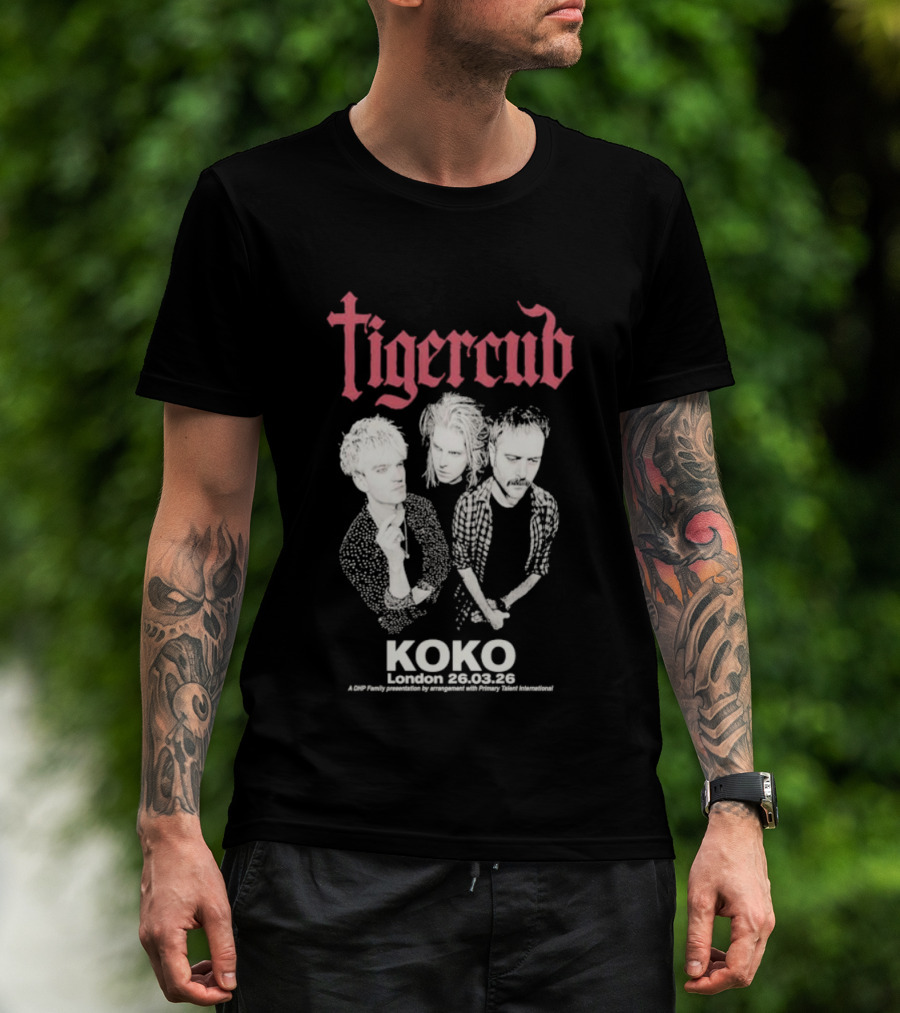 Tigercub KOKO London March 26 2026 Tour T-Shirt