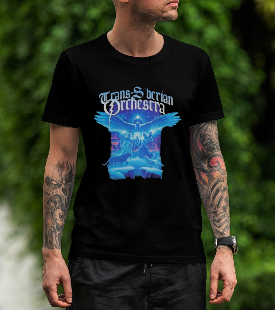 Trans-Siberian Orchestra Winter Wizards Angelic Magic Scene T-Shirt