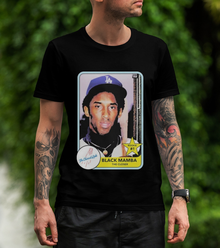 Chef Héla Wearing The Forest Lab Black Mamba The Closer Card Rookie #1 T-Shirt