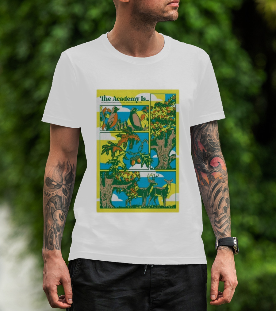 The Academy Is Florence Detroit November 15 2025 Wildlife Forest Scene T-Shirt