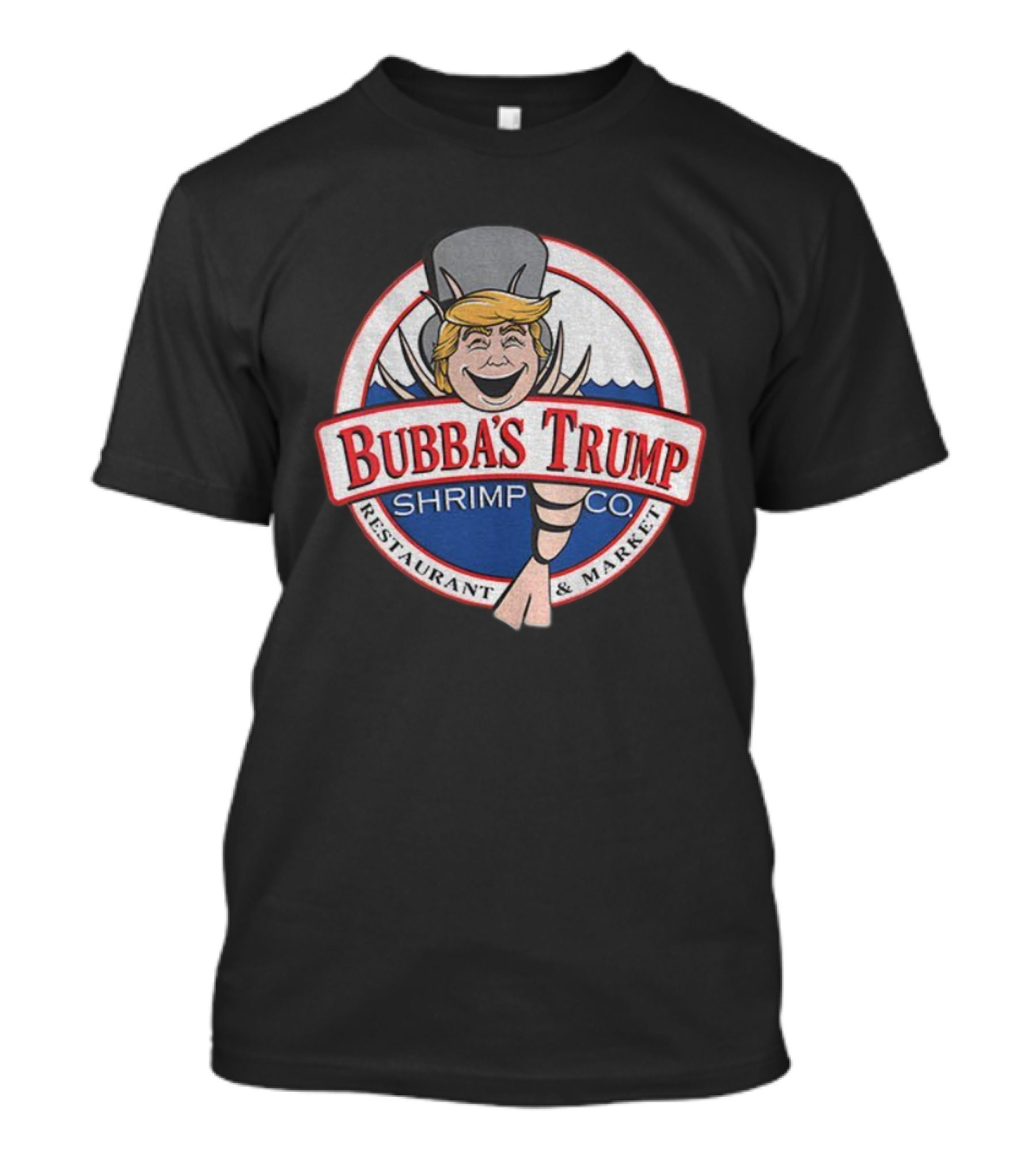 Bubba’s Trump Shrimp Co Restaurant Market Logo T-Shirt