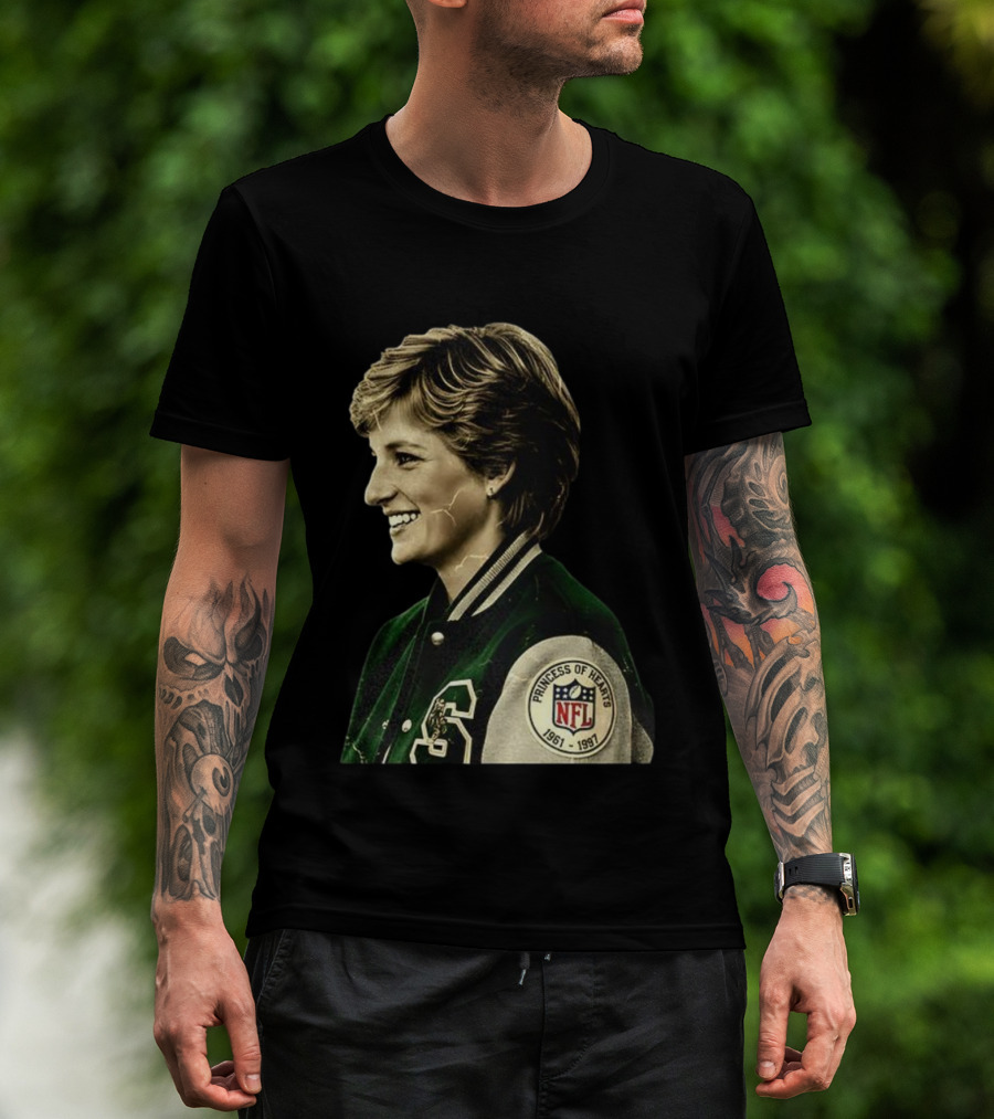 Diana Princess Of Hearts 1961-1997 NFL Philadelphia Eagles T-Shirt