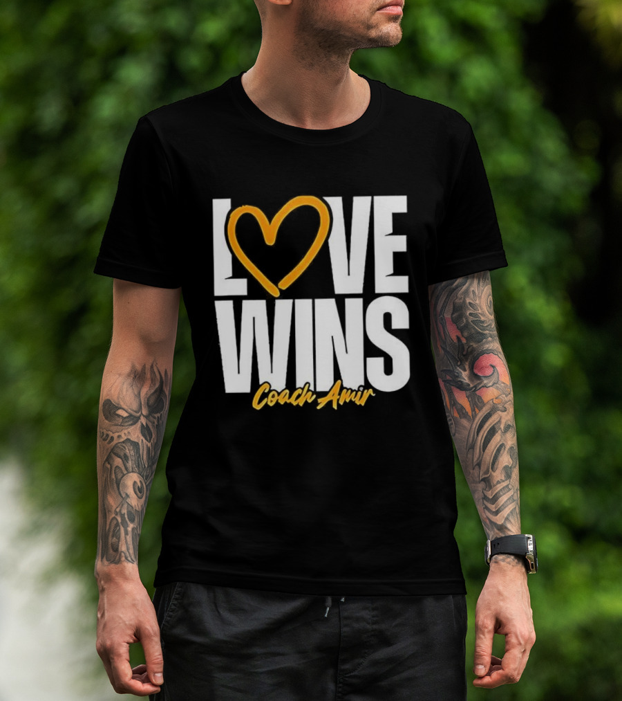 Kennesaw State Owls Love Wins Coach Amir Logo T-Shirt