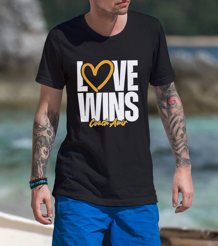 Kennesaw State Owls Love Wins Coach Amir Logo T-Shirt