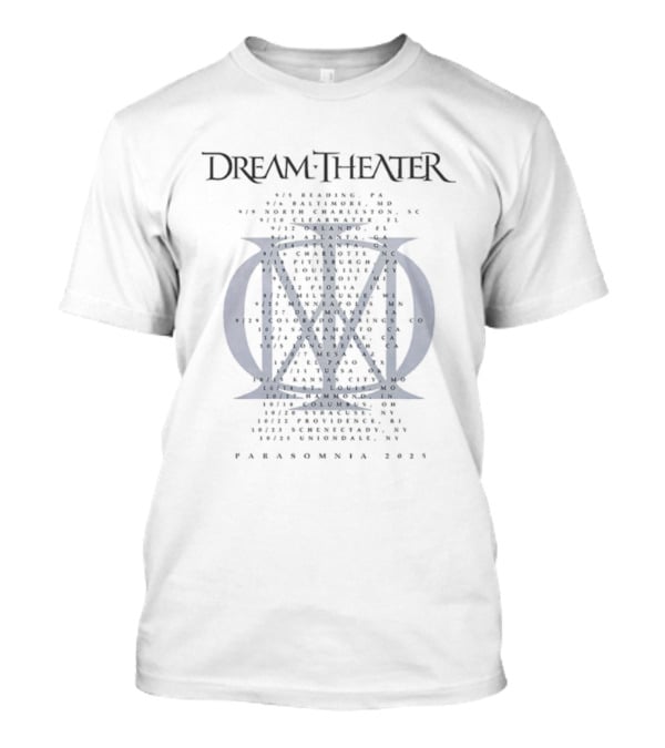 Dream Theater A Change Of Seasons Tour 2025 Parasomnia Dates And Logo T-Shirt