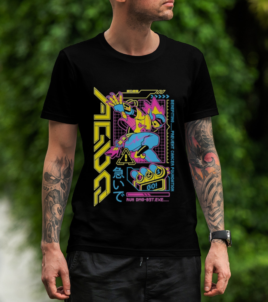 AGDQ 2026 Attendee Vibrant Robot Style Benefiting Prevent Cancer Foundation T-Shirt