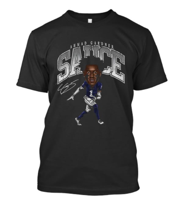 Ahmad Gardner Sauce Indianapolis Colts NFL Football Signature T-Shirt