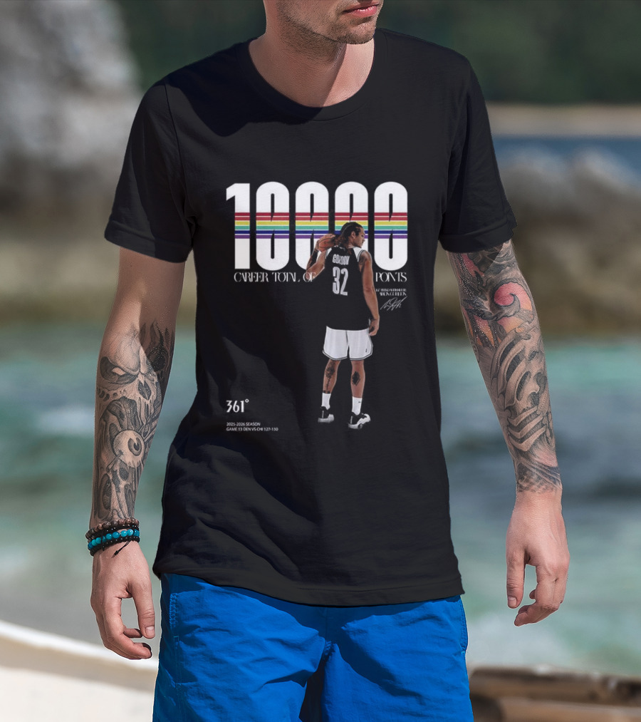 Aaron Gordon 10,000 Career Points 761 Signature T-Shirt
