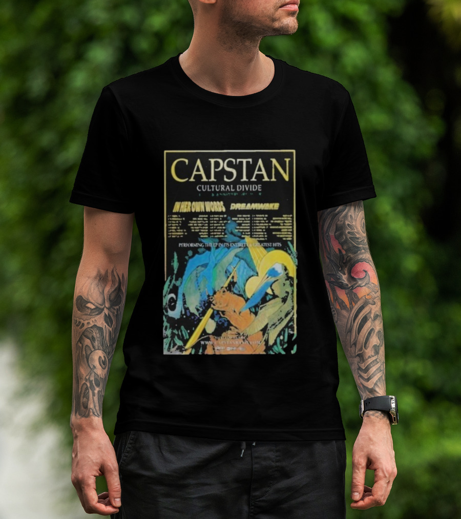 Capstan Cultural Divide Anniversary Tour 2026 In Her Own Words Dreamwake T-Shirt