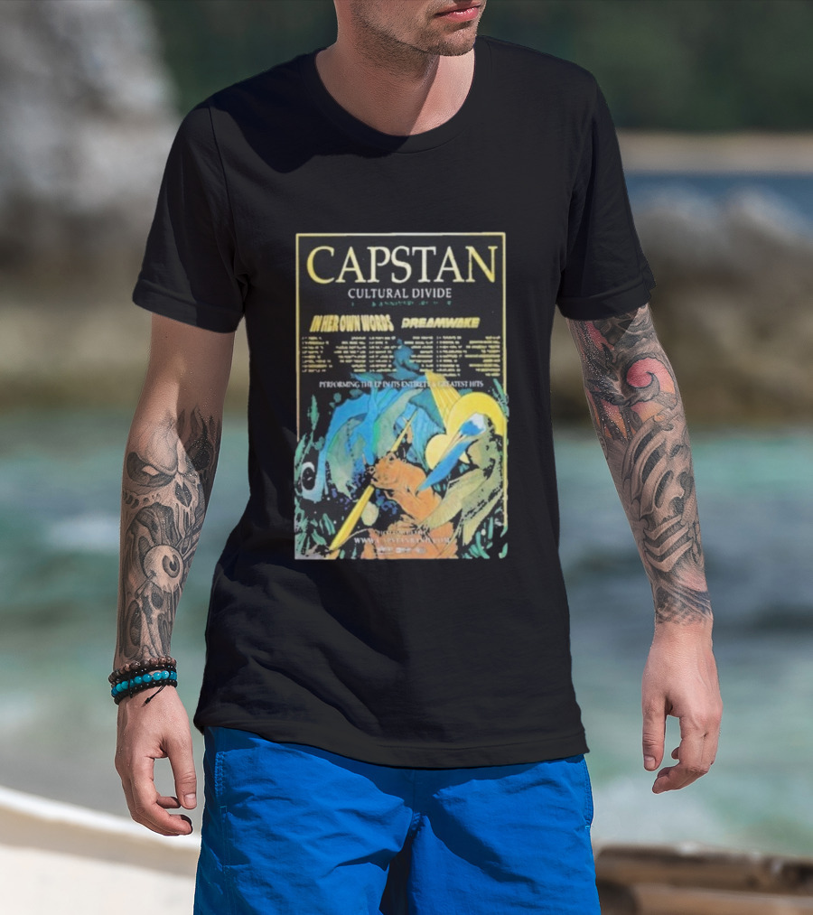 Capstan Cultural Divide Anniversary Tour 2026 In Her Own Words Dreamwake T-Shirt