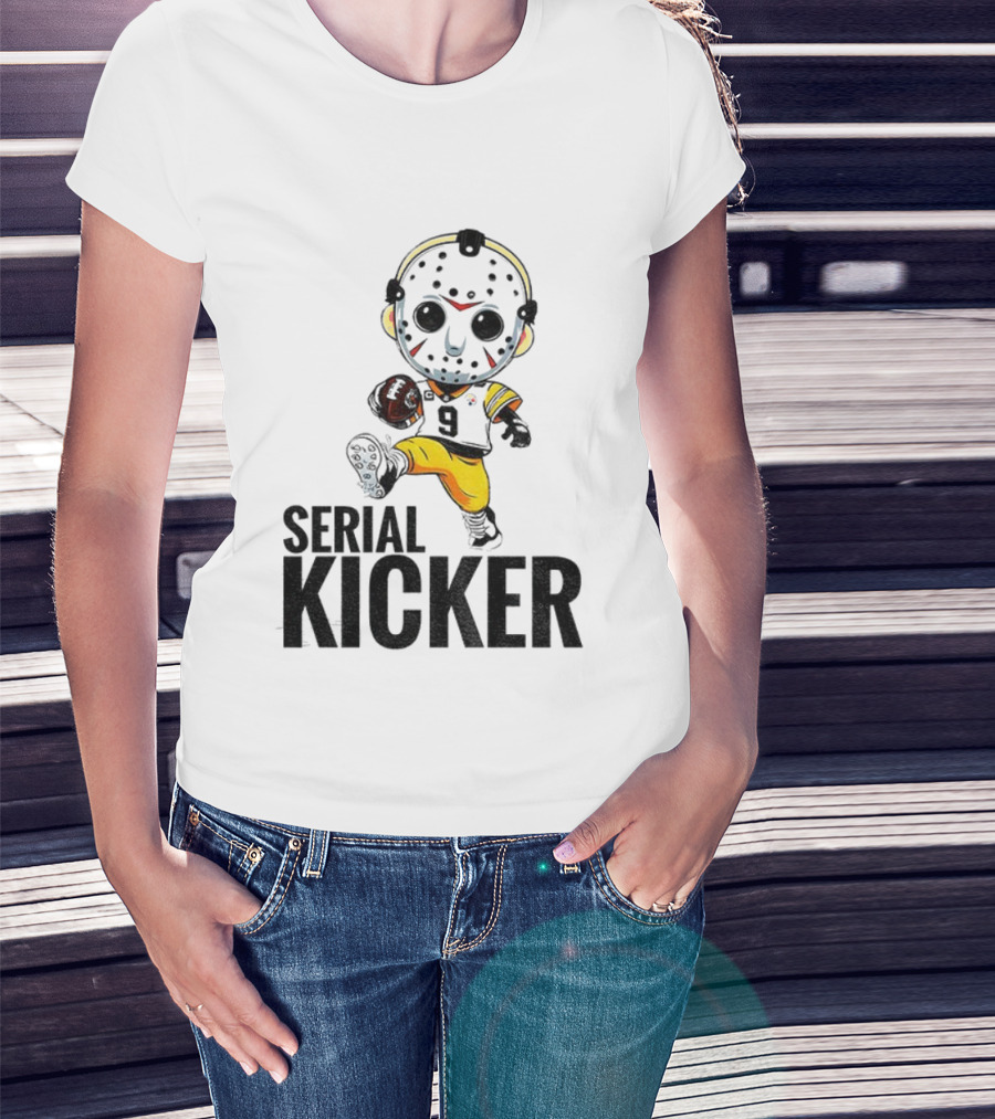 Jason Voorhees Serial Kicker Chris Boswell Pittsburgh Steelers Football NFL 2025 T-Shirt