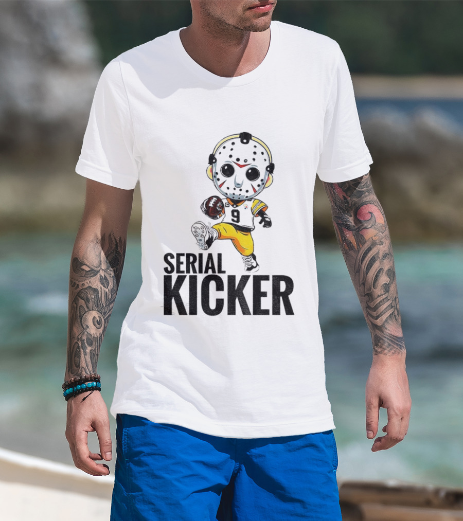 Jason Voorhees Serial Kicker Chris Boswell Pittsburgh Steelers Football NFL 2025 T-Shirt