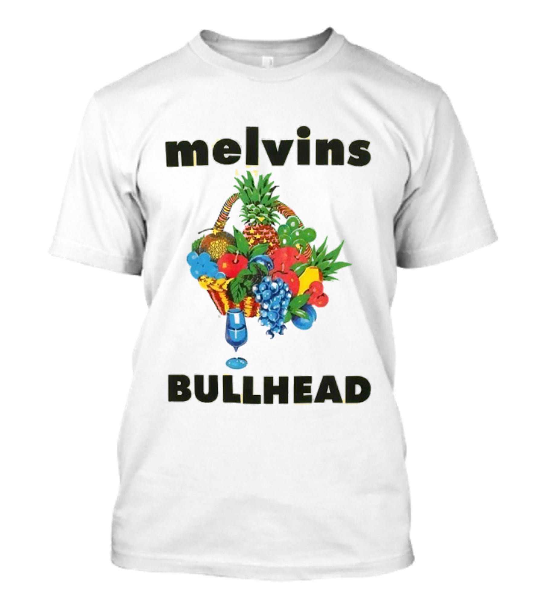 Melvins Bullhead Pineapple Fruit Basket T-Shirt
