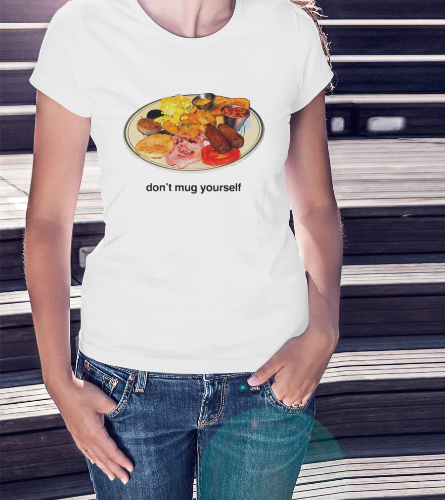 Don’t Yourself Full English Breakfast Classic Plate T-Shirt
