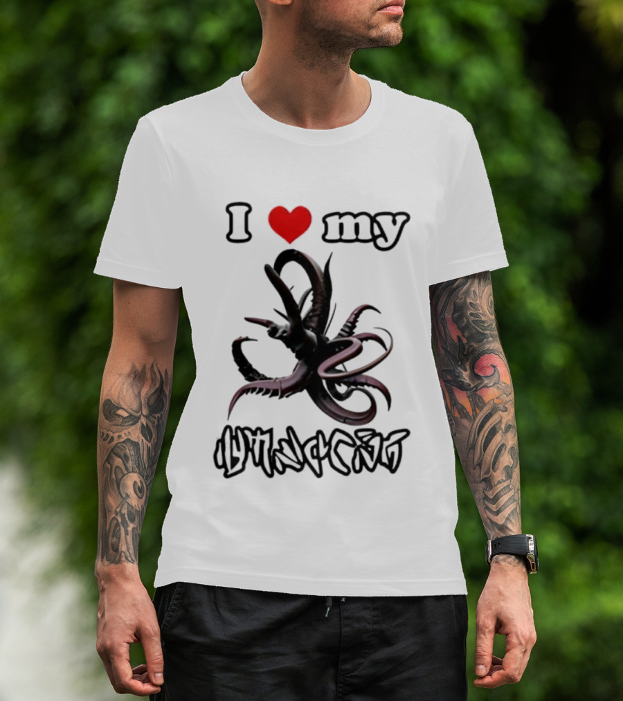 I Love My Tentacle Lovecraft Mythos Cthulhu T-Shirt