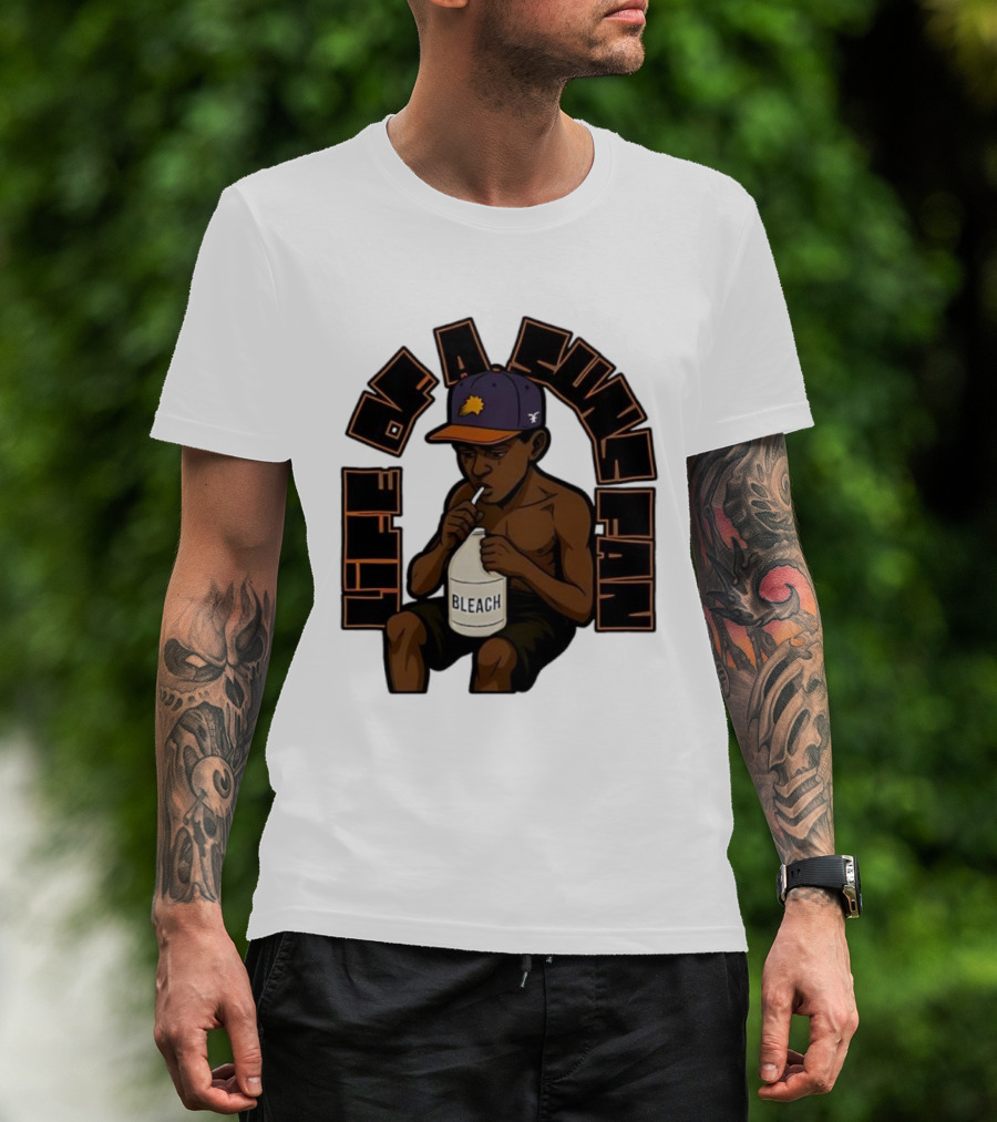 Life Of A Sunsfan Bleach Bottle Drink Character T-Shirt