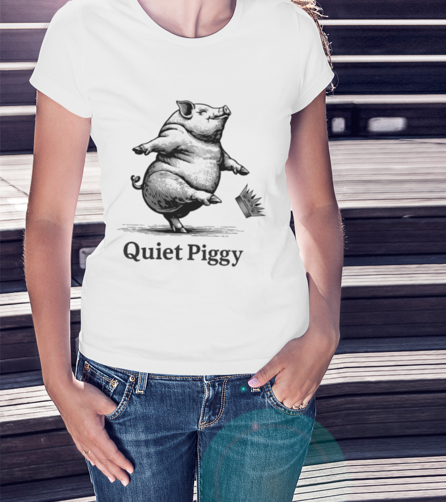 Silent Piggy Retro Dancing T-Shirt