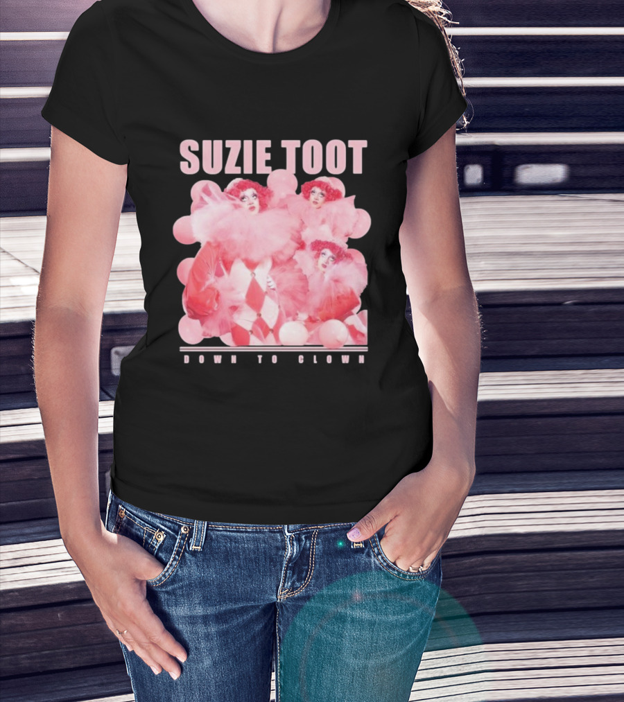 Suzie Toot Down To Clown Pink Balloon Costume Ensemble T-Shirt