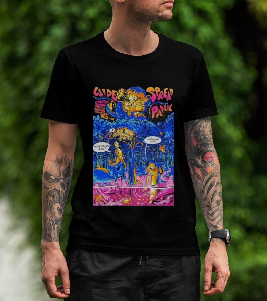 Widespread Panic Capitol Theatre Port Chester NY November 21-23 2025 Comic Style Art T-Shirt