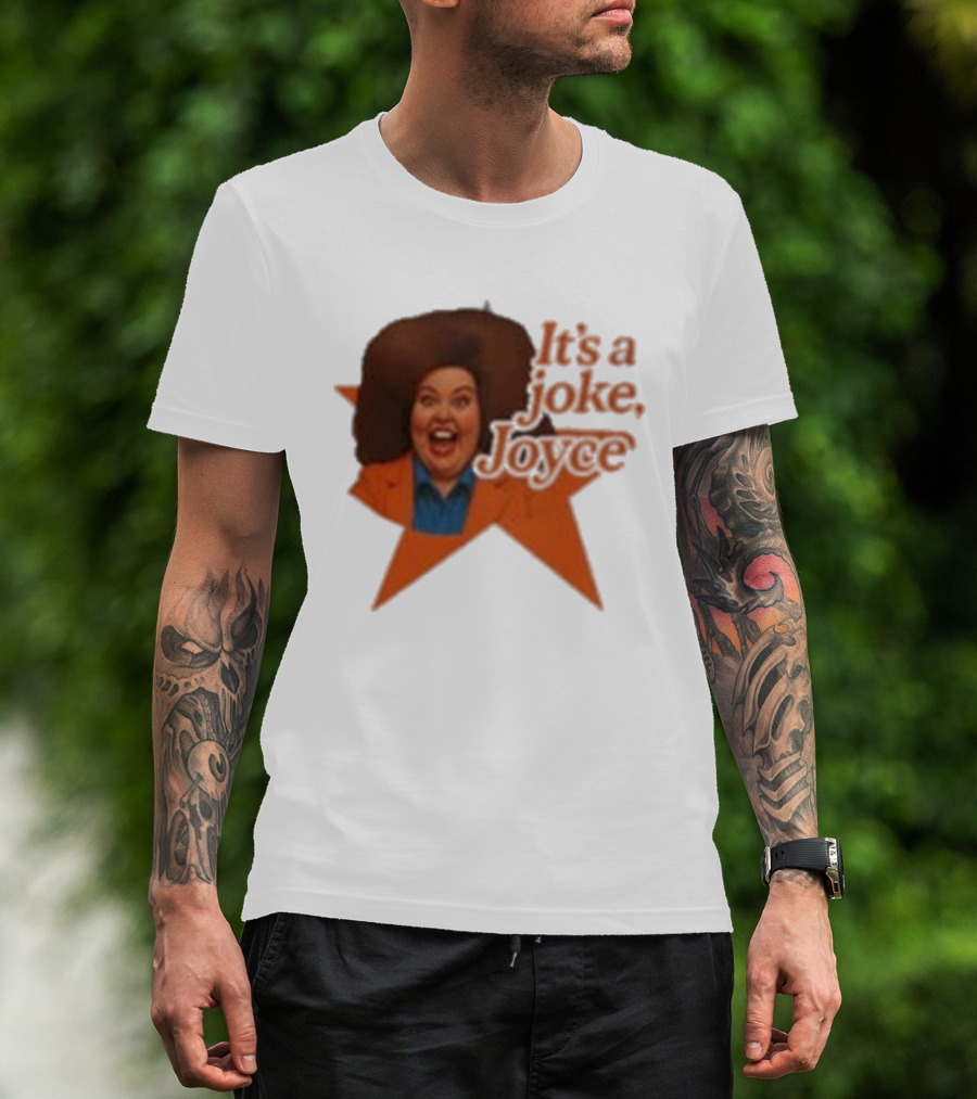 Pam Ann Iconic It's A Joke Joyce Comedy Retro Style T-Shirt