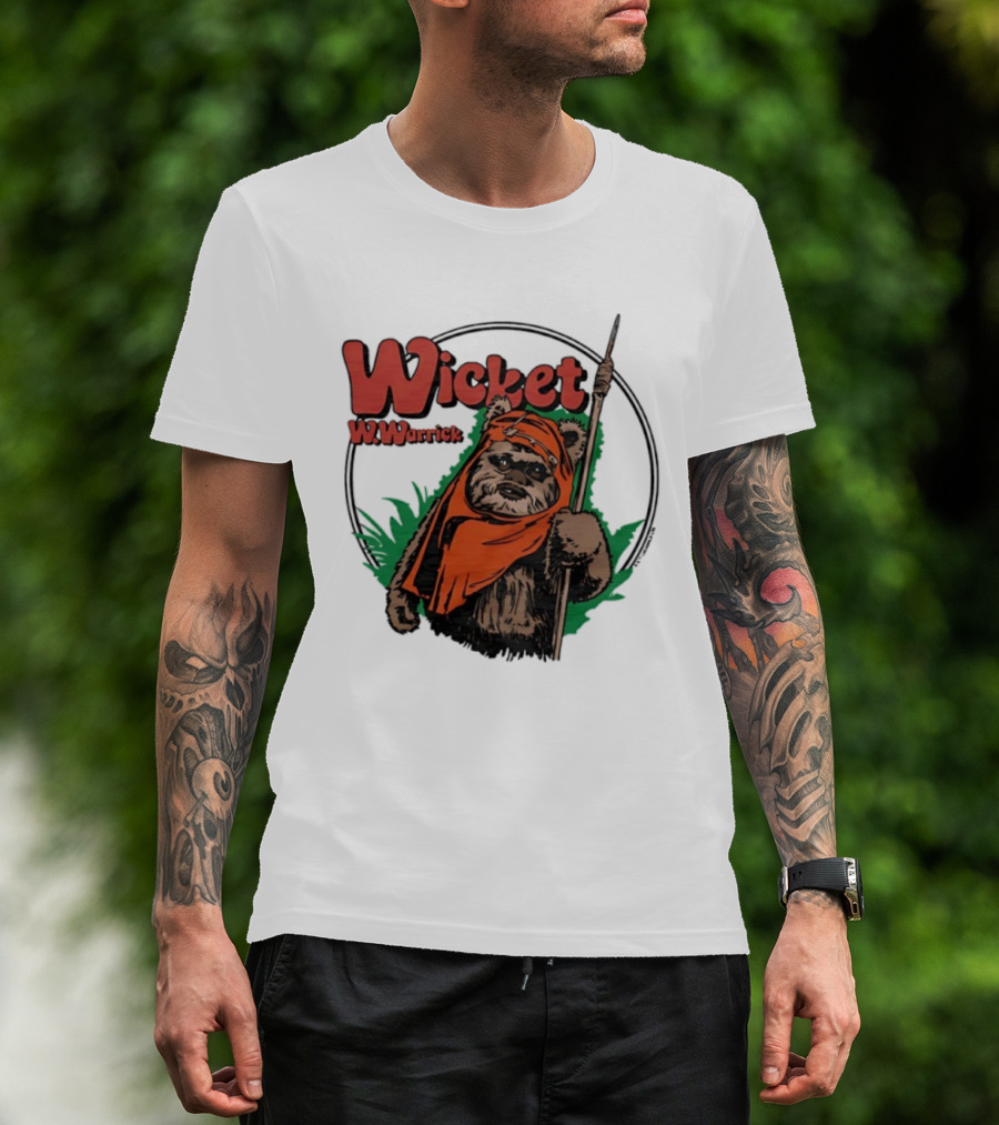 Star Wars Wicket W Warrick Ewok Endor Adventure T-Shirt