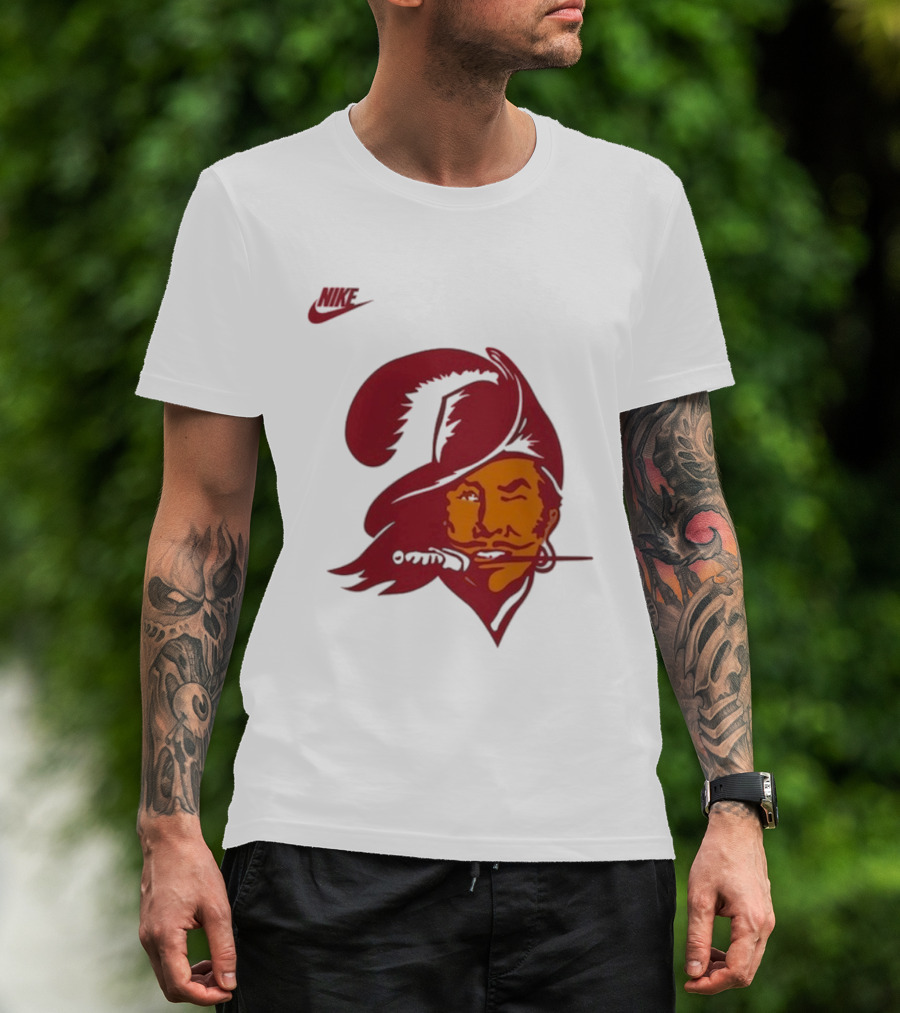 Tampa Bay Buccaneers Nike Bucco Bruce Iconic Vintage Logo T-Shirt