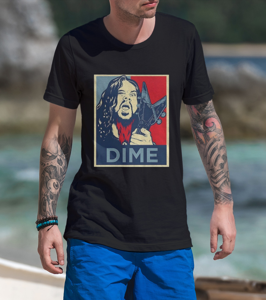 Dimebag Darrell Abbott Vintage Hope Style T-Shirt