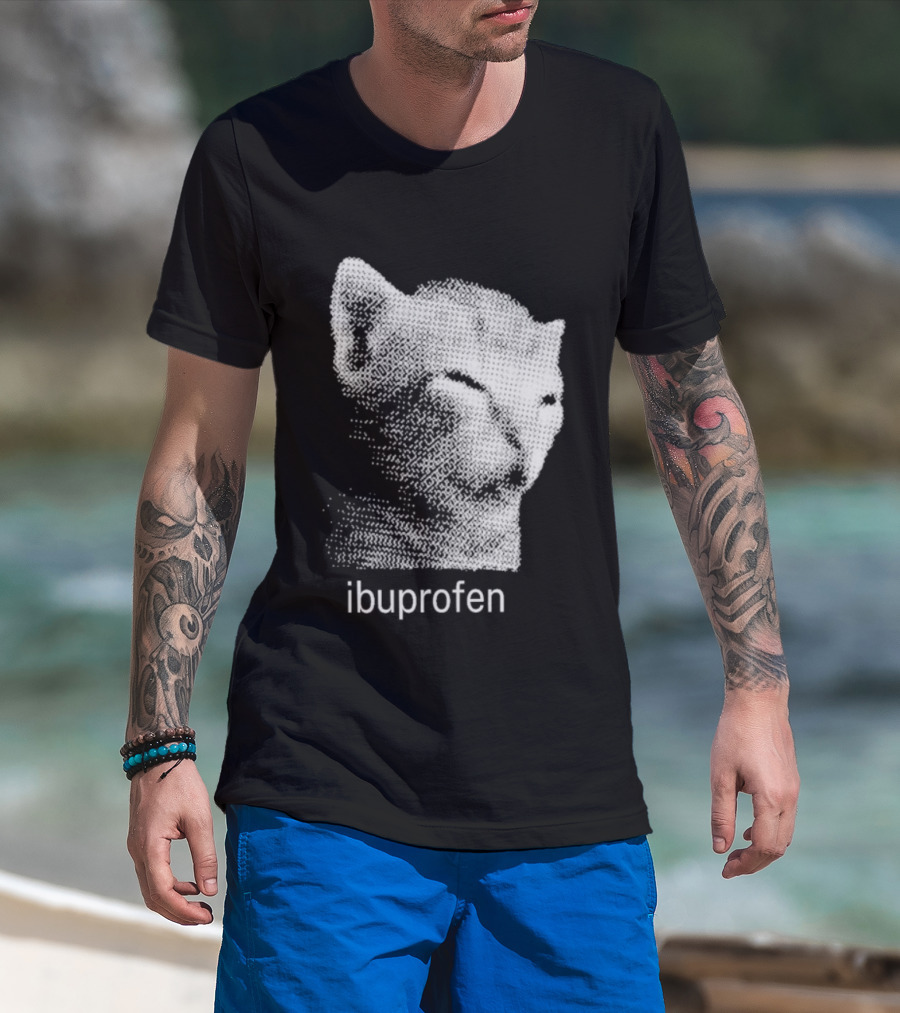 Ibuprofen Headache Relief Cat T-Shirt