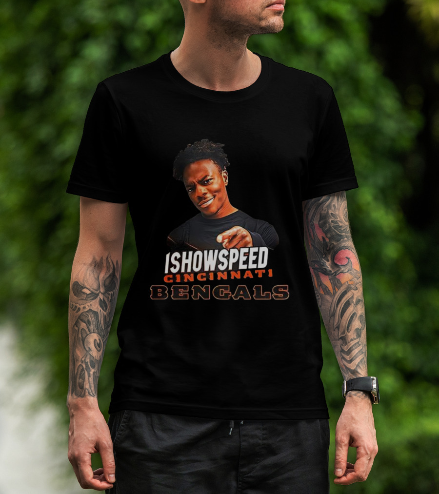 IShowSpeed Cincinnati Bengals Fan Expression T-Shirt