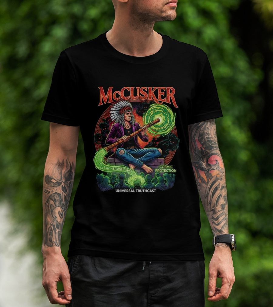McCusker Cosmic Protection 432 Hz Healing Vibes Universal Truthgcast T-Shirt