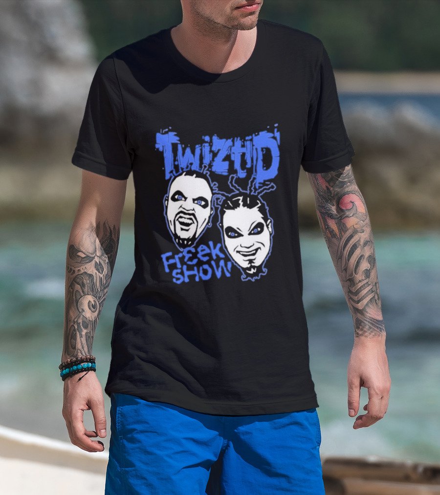 Twiztid Freak Show Faces Horror Band Merch T-Shirt