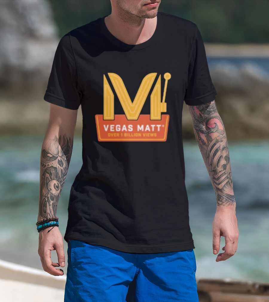 VEGAS MATT Over 1 Billion Views Milestone Celebration T-Shirt