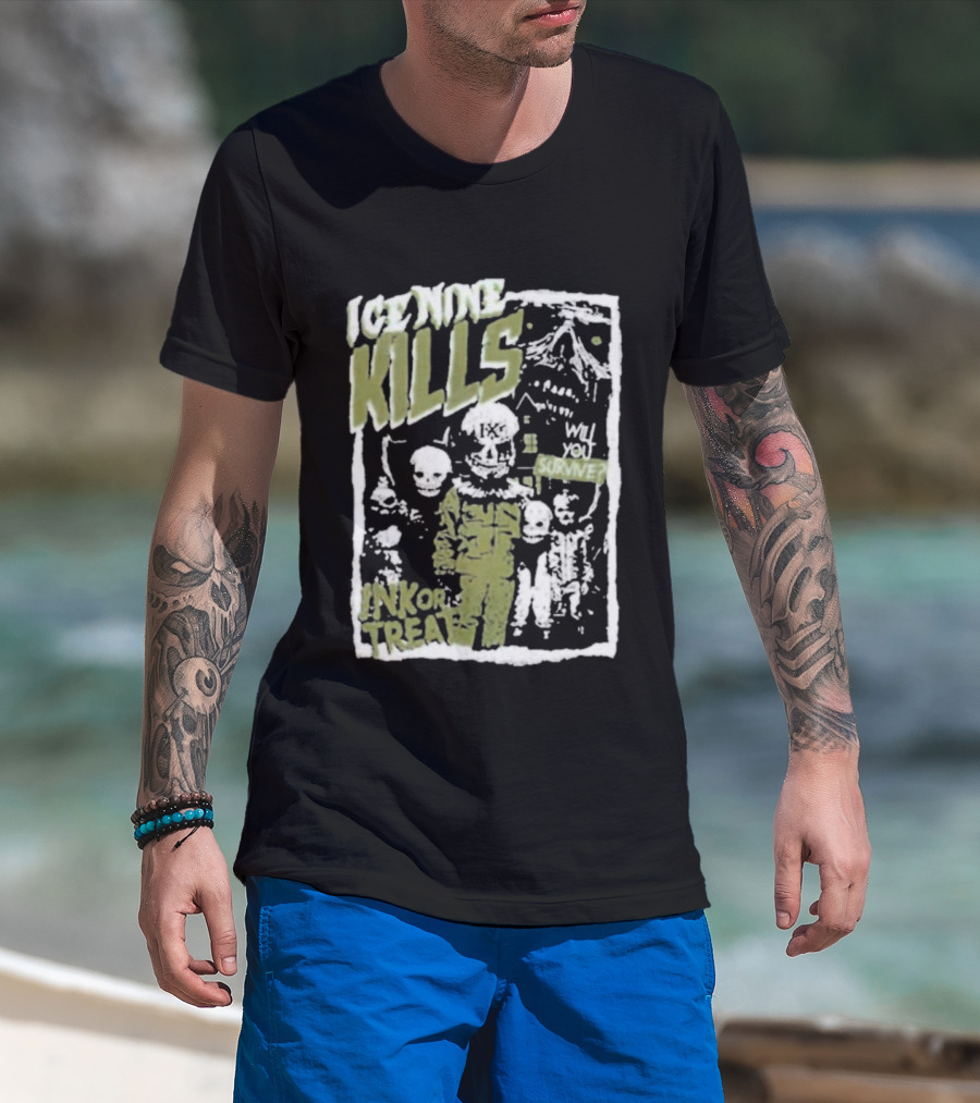 Ice Nine Kills Halloween Ink Or Treat Pop Up Event 2025 Munich T-Shirt