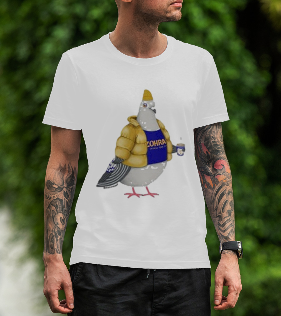 Preorder Winter Jersey Pigeon Zohran Mamdani Yellow Jacket Beanie Coffee Cup T-Shirt