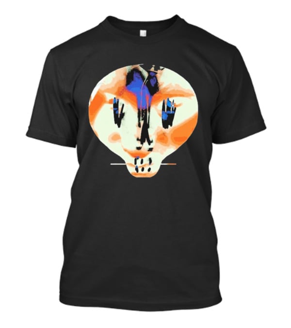 Bullet For My Valentine Skull Infill Abstract Vibrant Style T-Shirt