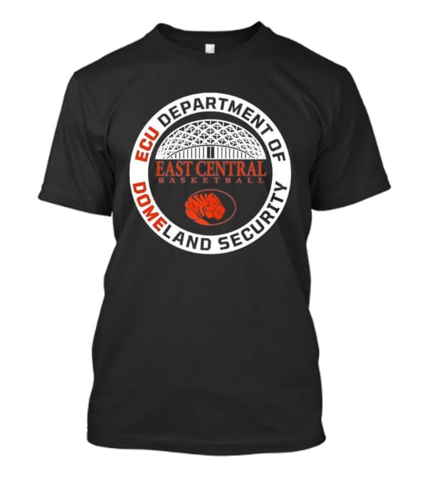 ECU Department Of Domeland Security East Central Basketball Tiger T-Shirt