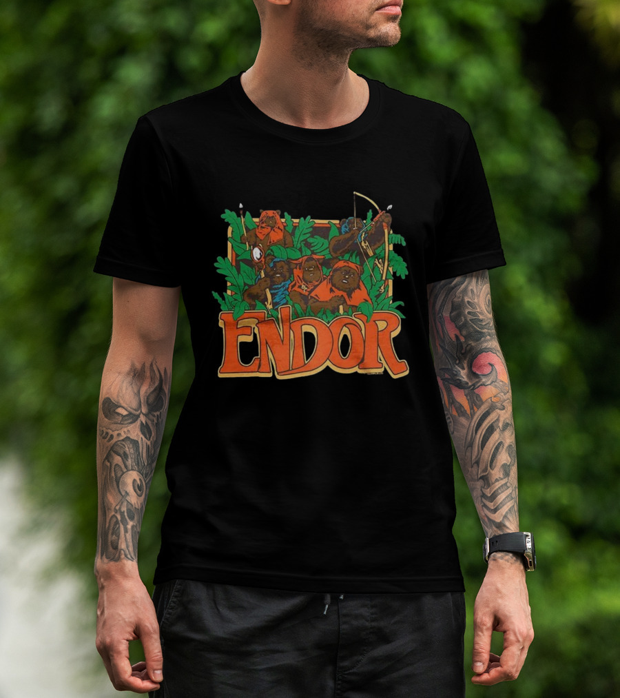 Endor Ewok Gathering Star Wars Forest Adventure T-Shirt
