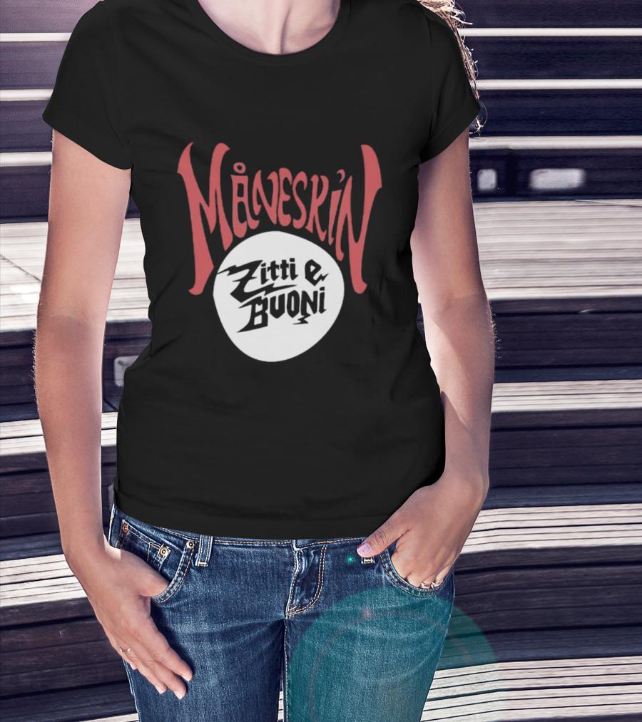 Måneskin Zitti E Buoni Music Empowerment Graphic T-Shirt