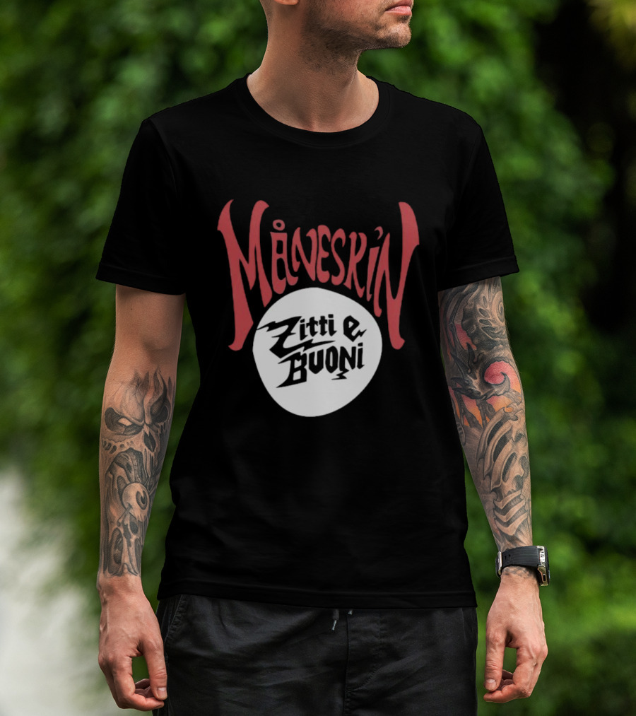 Måneskin Zitti E Buoni Music Empowerment Graphic T-Shirt