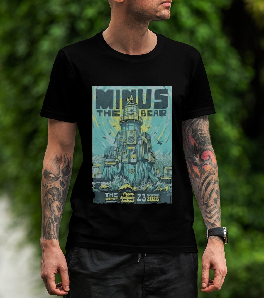 MINUS THE BEAR The Depot Salt Lake City November 23 2025 From Indian Lakes T-Shirt