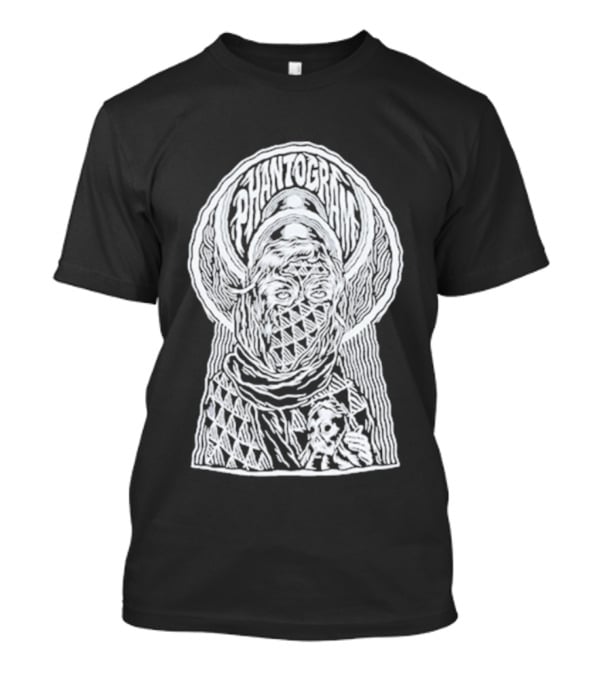 Phantogram Tom Newell Triangular Pattern Optical Illusion T-Shirt