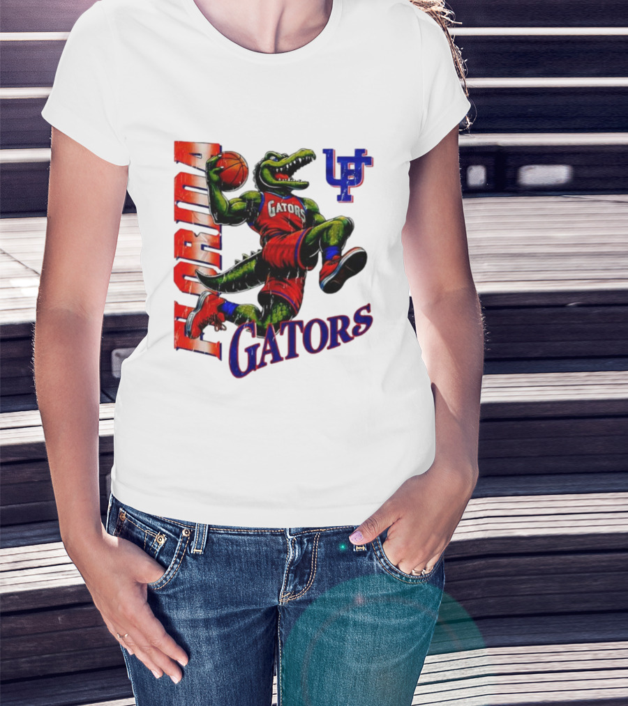 Florida Gators Basketball Alligator UF Team Spirit T-Shirt