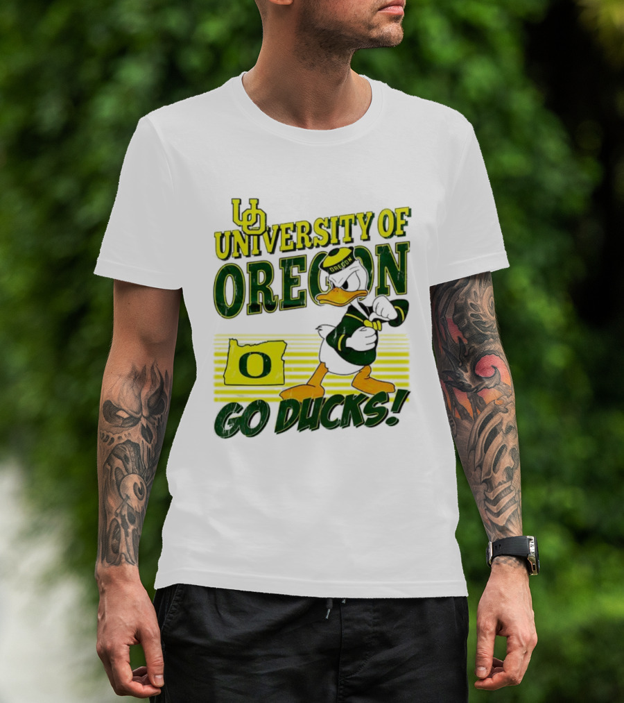 University Of Oregon Donald Duck Go Ducks Mascot T-Shirt