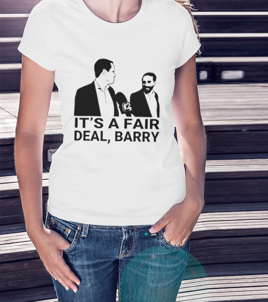It's A Fair Deal Barry Meme Silhouette Conversation T-Shirt