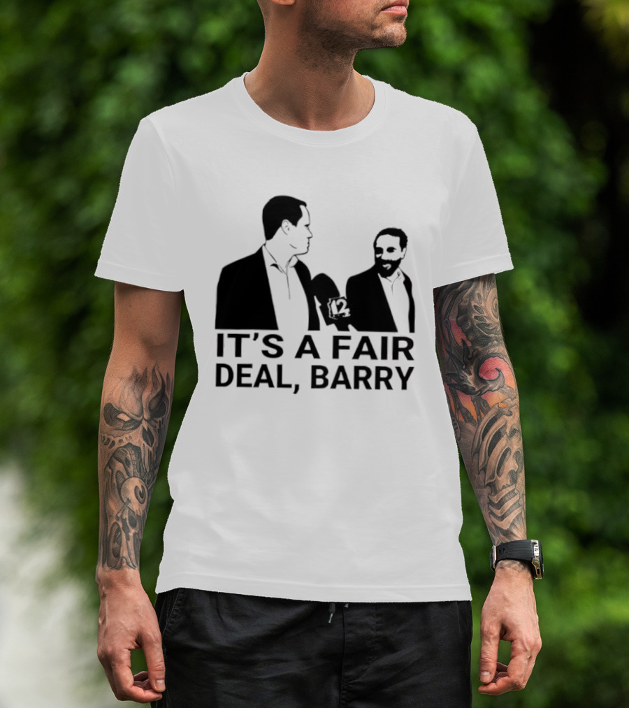 It's A Fair Deal Barry Meme Silhouette Conversation T-Shirt