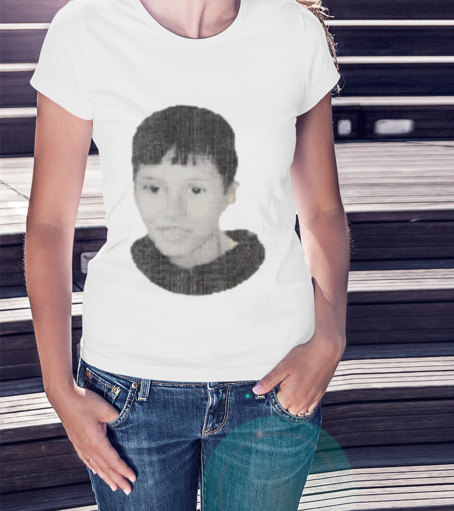 Mini Mamzah Retro Pixelated Portrait T-Shirt
