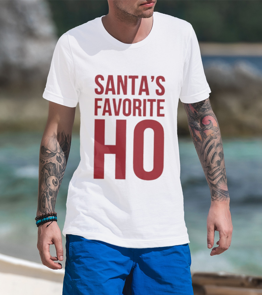 Santa’s Favorite Ho Christmas Humor T-Shirt
