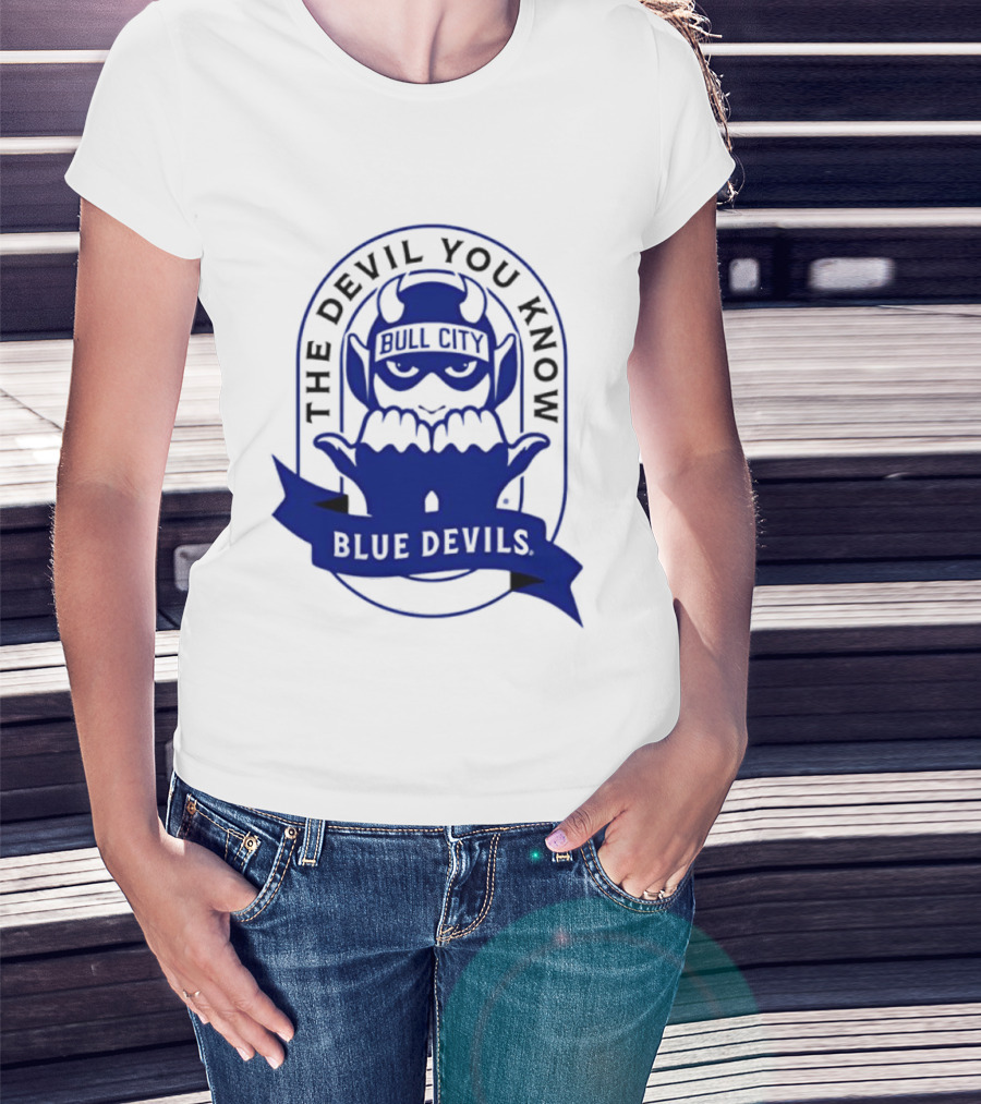 Bull City Blue Devils The Devil You Know T-Shirt