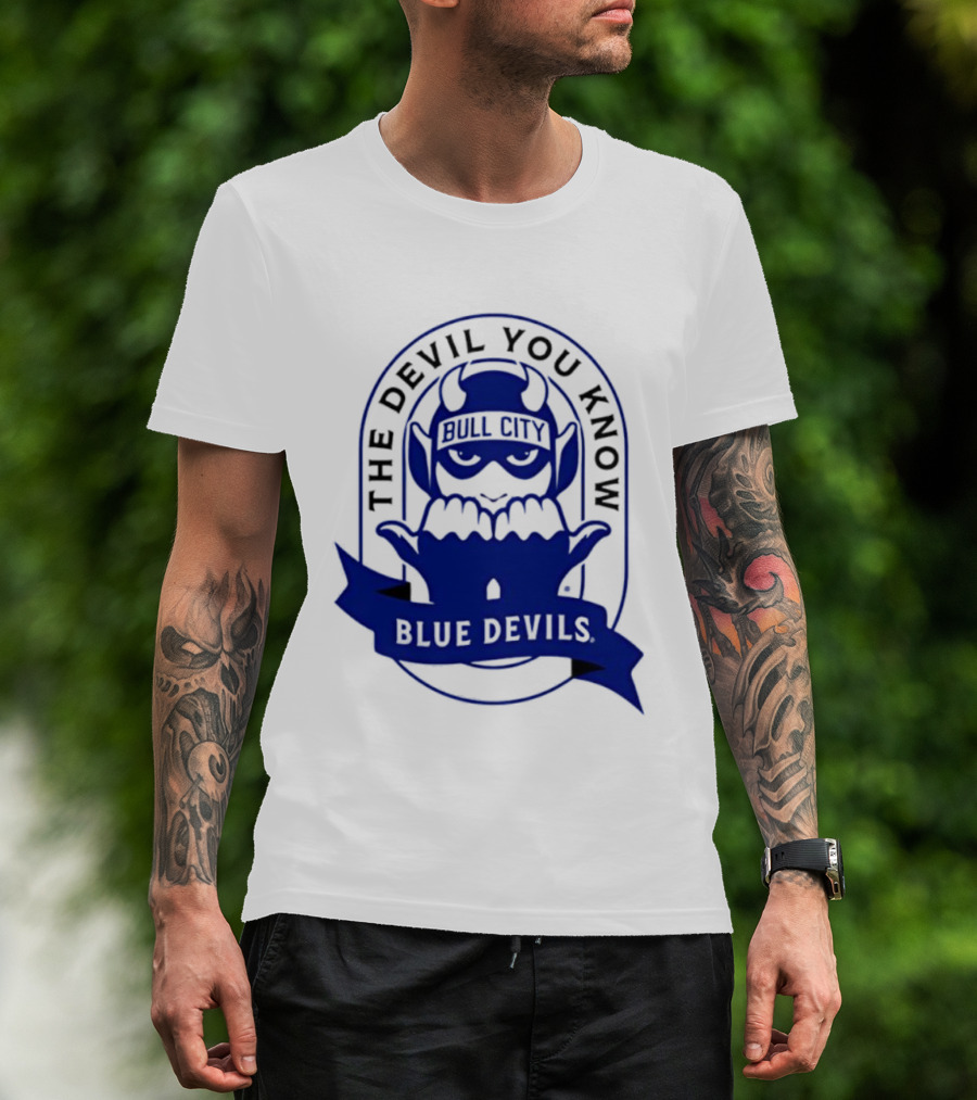 Bull City Blue Devils The Devil You Know T-Shirt